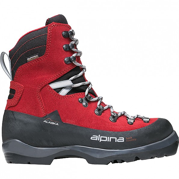 Alpina NNN BC 1550 Mens Ski Boots 43 Black/Charcoal 