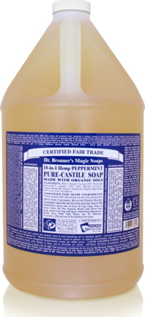 photo: Dr. Bronner Peppermint Liquid Soap soap/cleanser