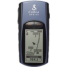 photo: Cobra GPS 100 handheld gps receiver