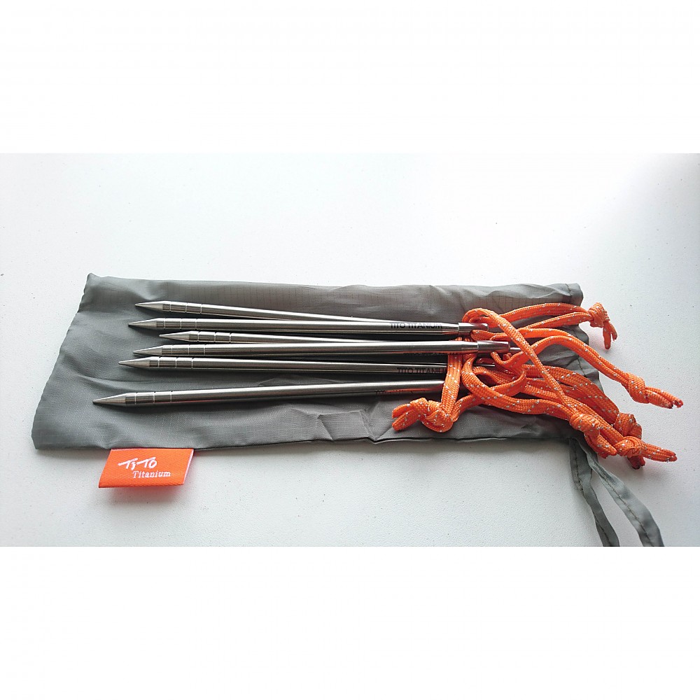 photo: TiTo 6 mm Titanium Tent Pegs stake