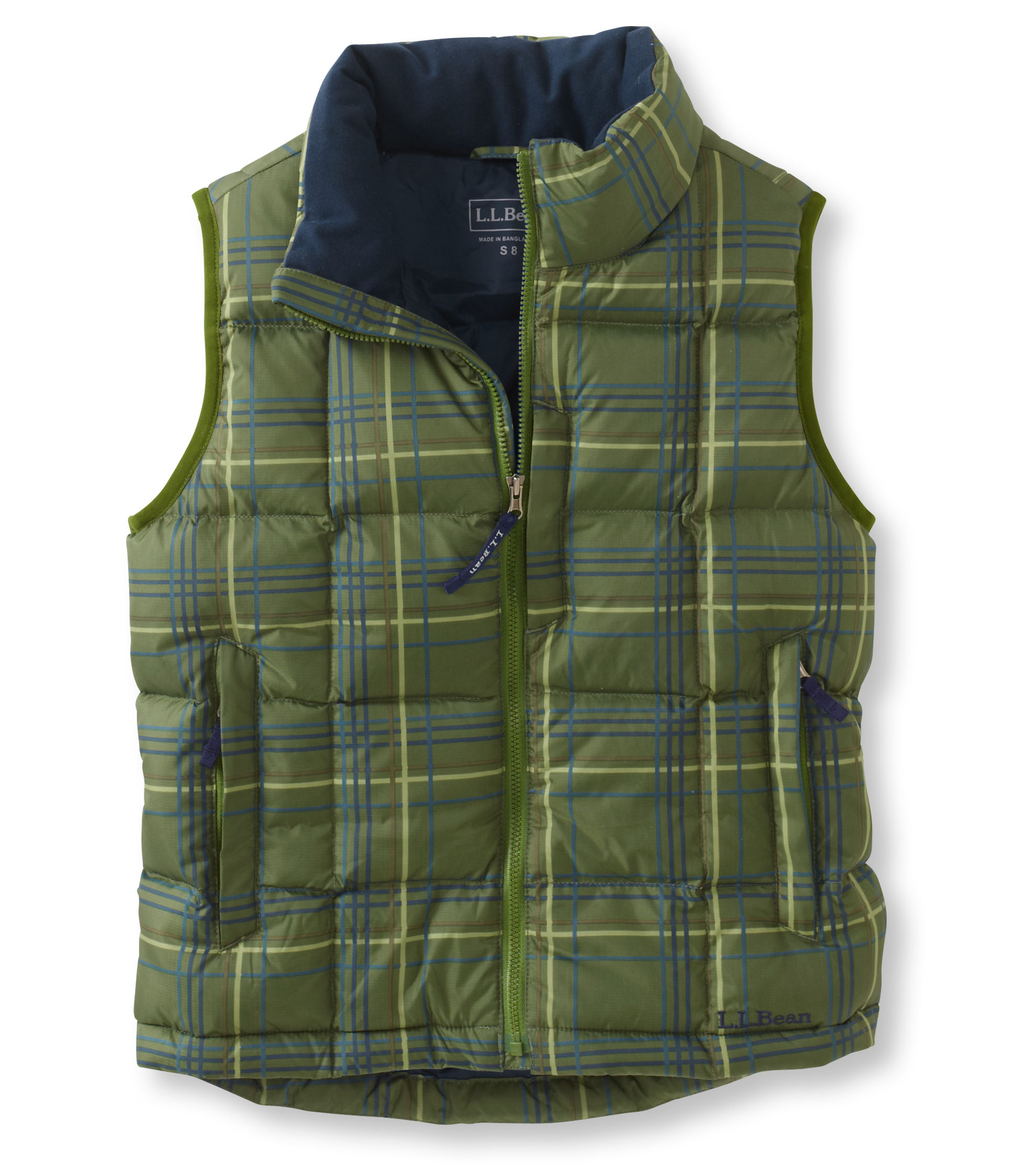 photo: L.L.Bean Boys' Goose Down Vest Print down insulated vest