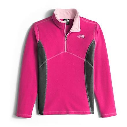 photo: The North Face Girls' Glacier 1/4 Zip fleece top