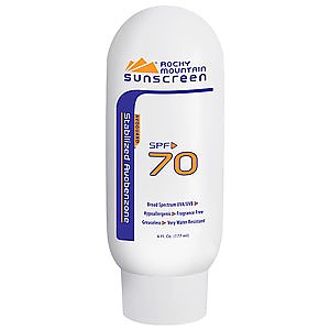 photo: Rocky Mountain Sunscreen Broad Spectrum SPF 70 sun protection
