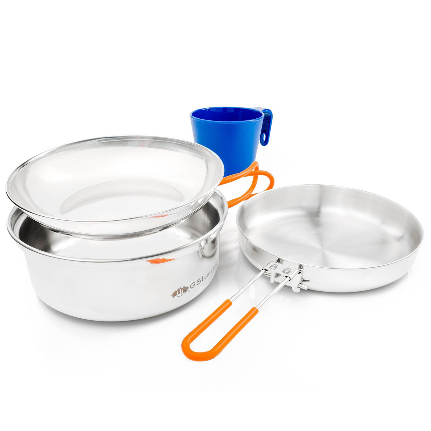 photo: GSI Outdoors Glacier Stainless Steel Mess Kit pot/pan