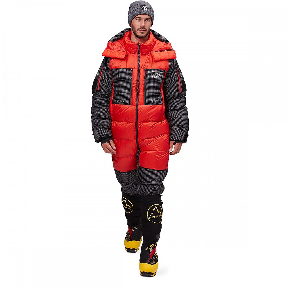 photo: Mountain Hardwear Men's Absolute Zero Suit down insulated suit