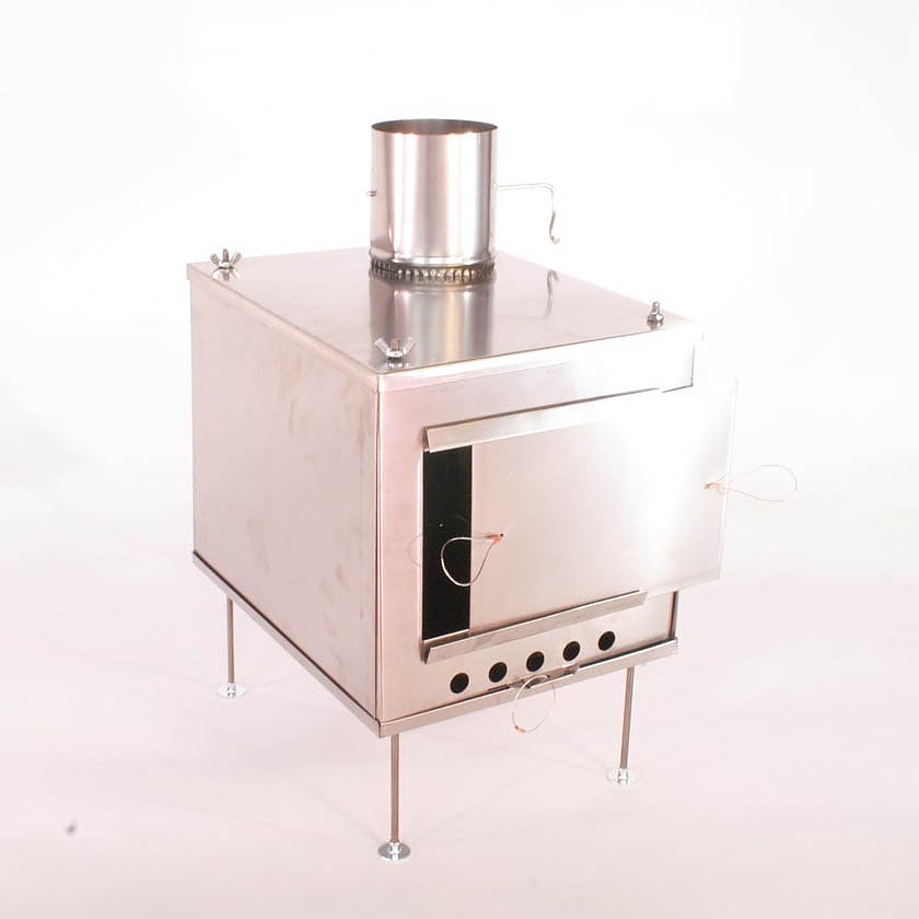 photo: Seek Outside Medium Titanium Wood Stove & Stovepipe wood stove