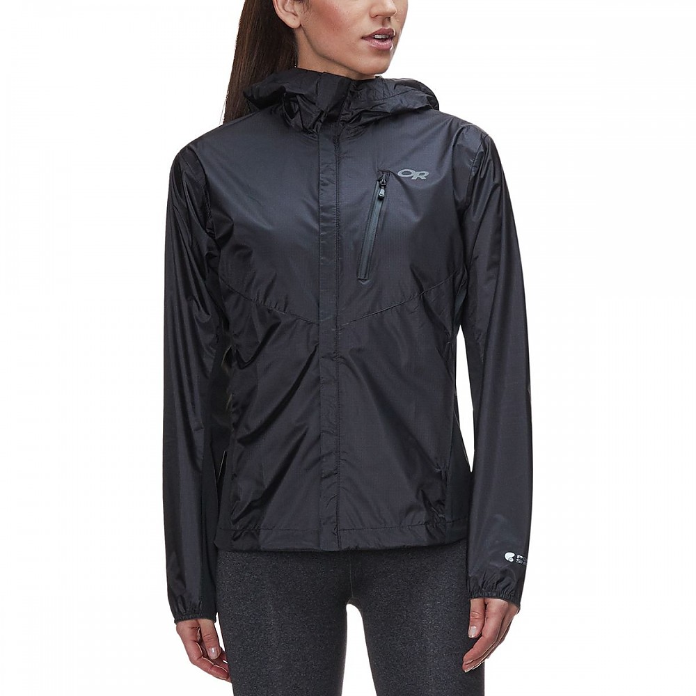 photo: Outdoor Research Women's Helium Hybrid Hooded Jacket waterproof jacket