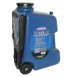 photo: Reliance Hydroller 8 Gallon water storage container
