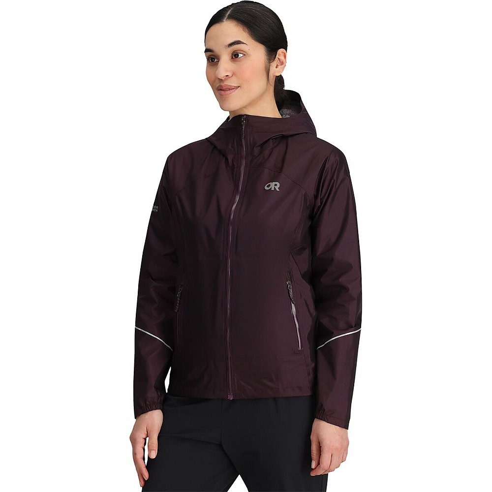 photo: Outdoor Research Women's Helium Rain Jacket waterproof jacket