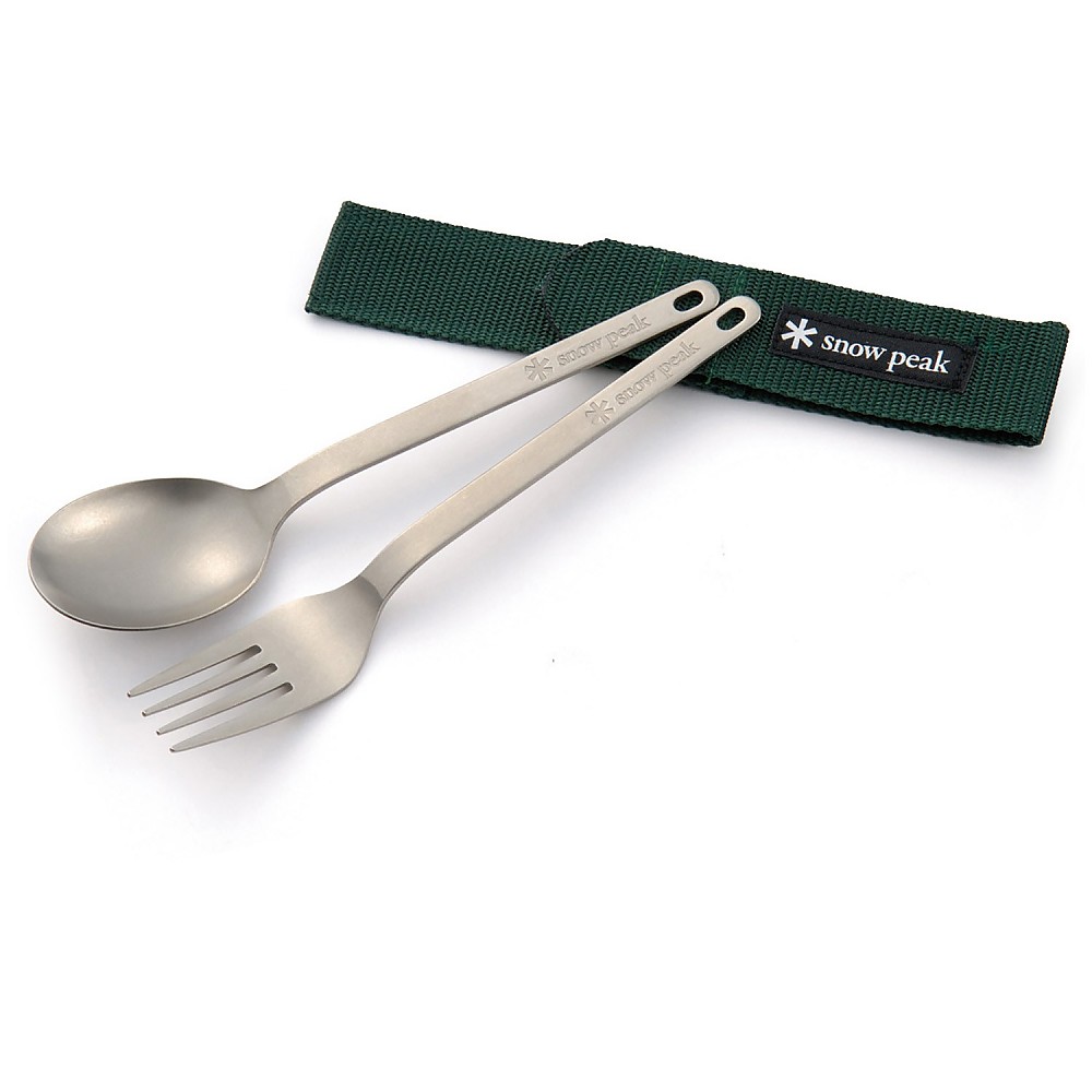 Snow Peak Titanium Fork & Spoon Set Reviews - Trailspace