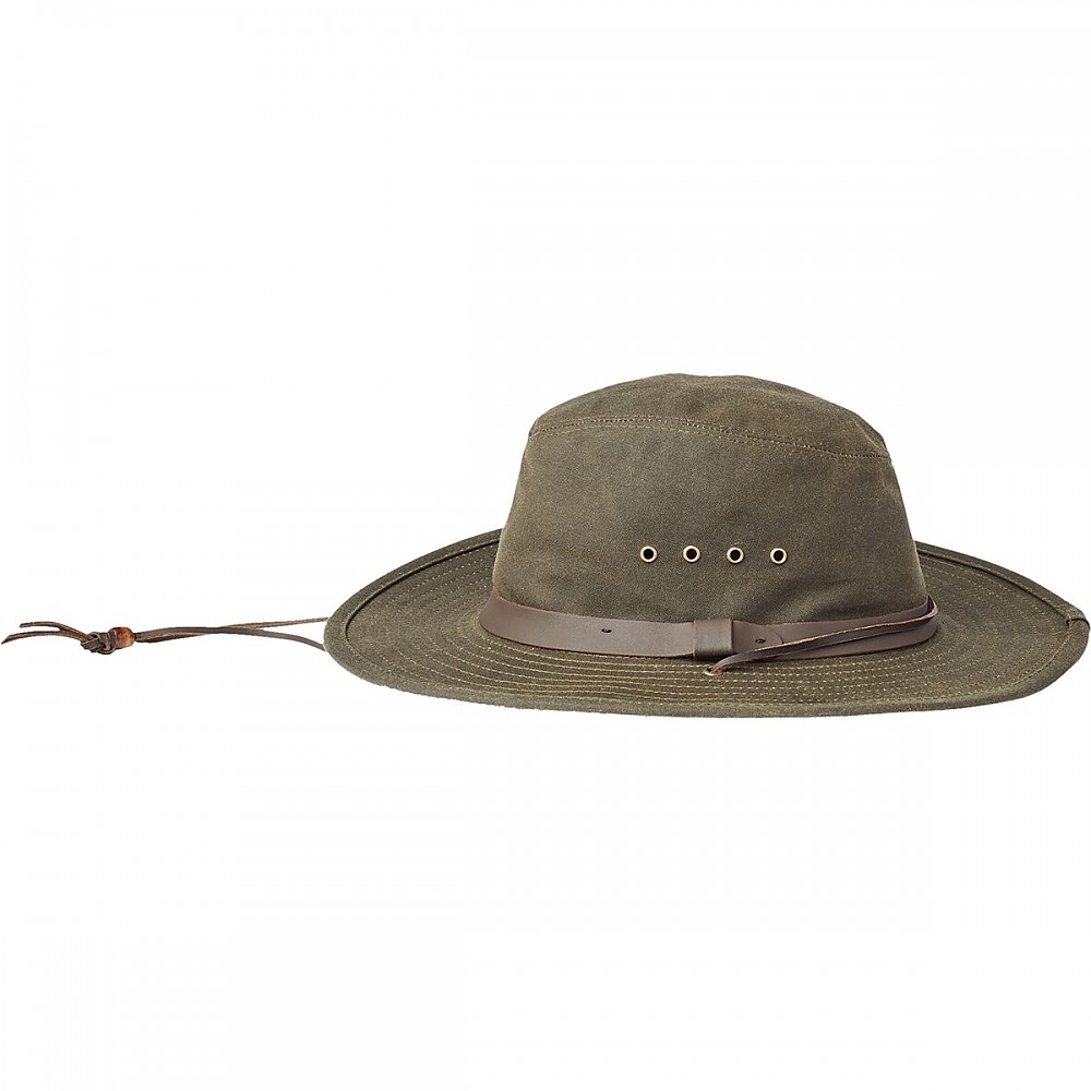 photo: Filson Tin Cloth Bush Hat rain hat