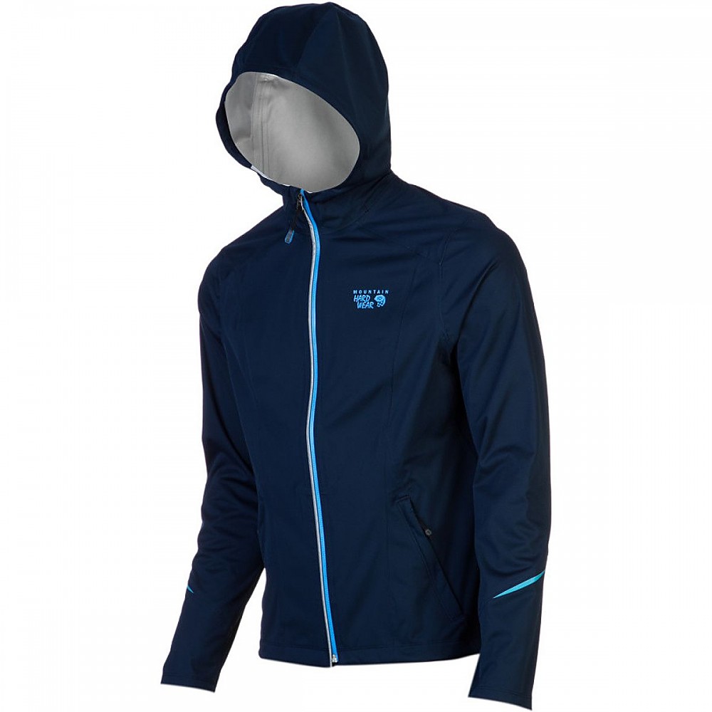 photo: Mountain Hardwear Men's Effusion Hooded Jacket soft shell jacket