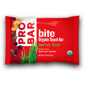 photo: ProBar Superfruit + Greens Bite Bar nutrition bar