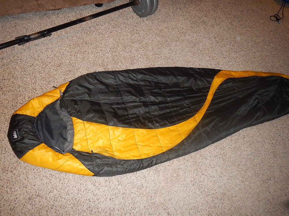 photo: REI Nooksack UL +10 3-season synthetic sleeping bag