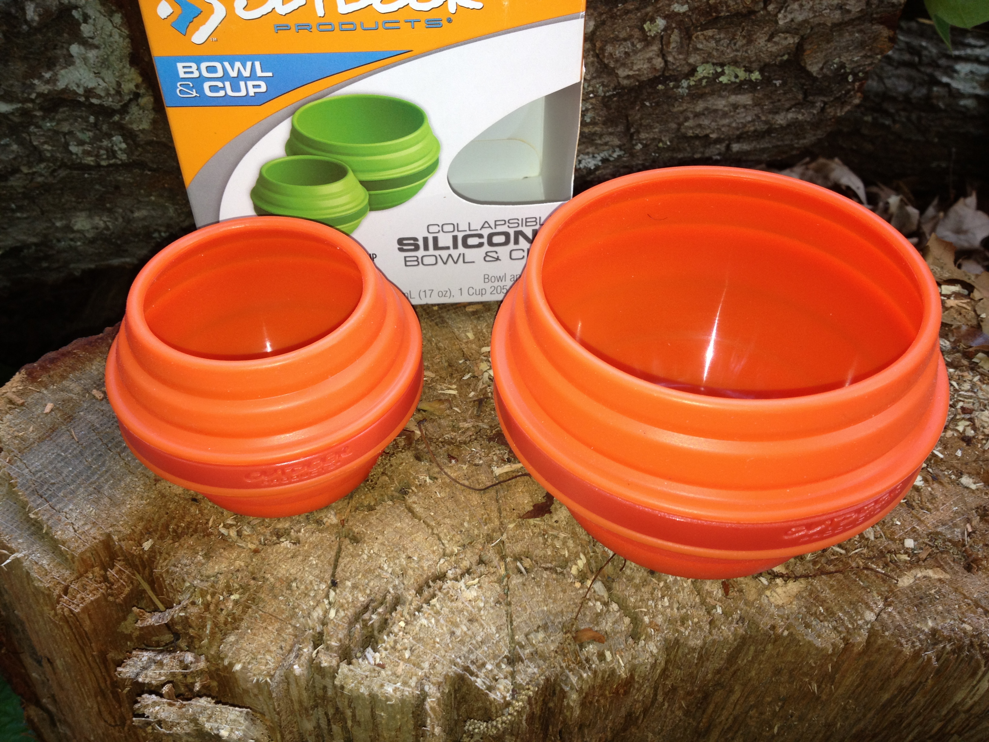 photo: Outdoor Products Collapsible Silicone Bowl & Cup plate/bowl