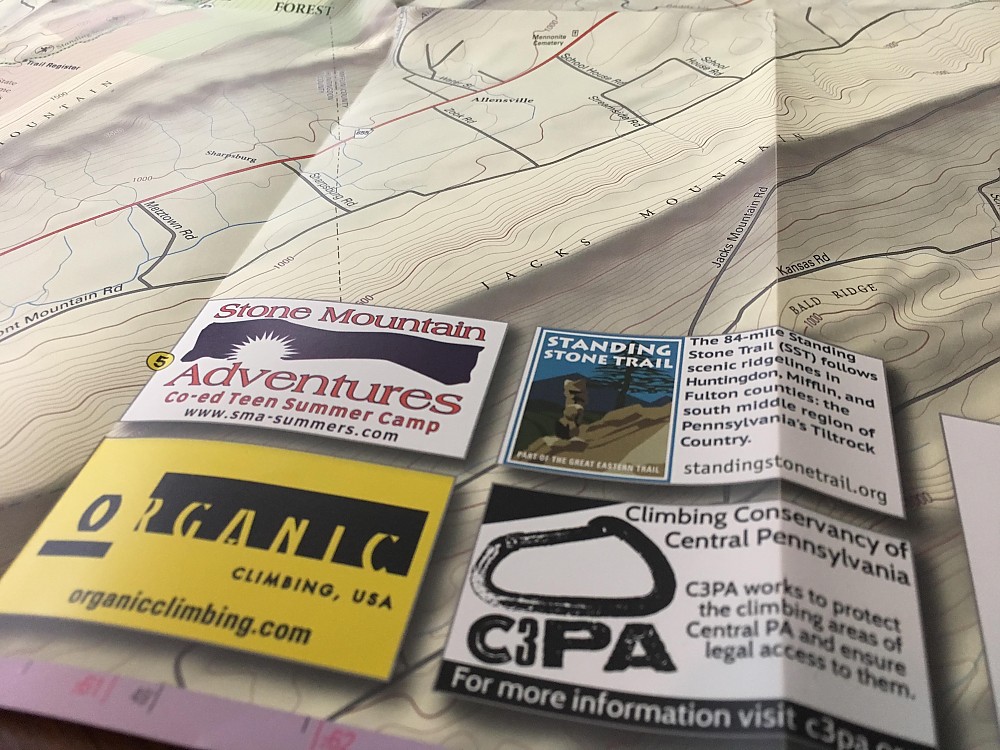 Purple Lizard Maps Bald Eagle State Forest Map Reviews - Trailspace