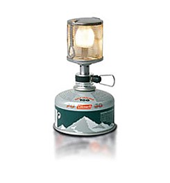 photo: Coleman F1 Lite Lantern fuel-burning lantern