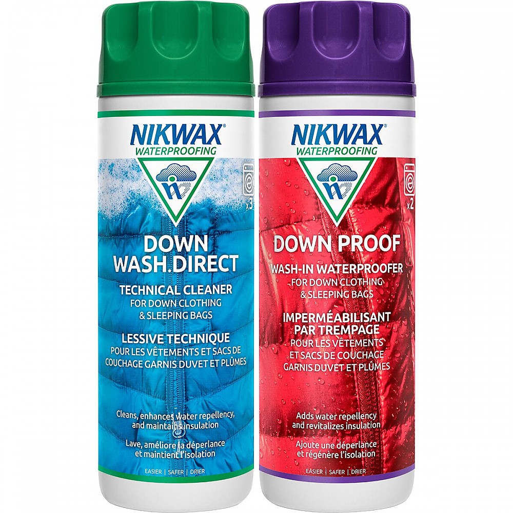 photo: Nikwax Down Wash down cleaner/treatment