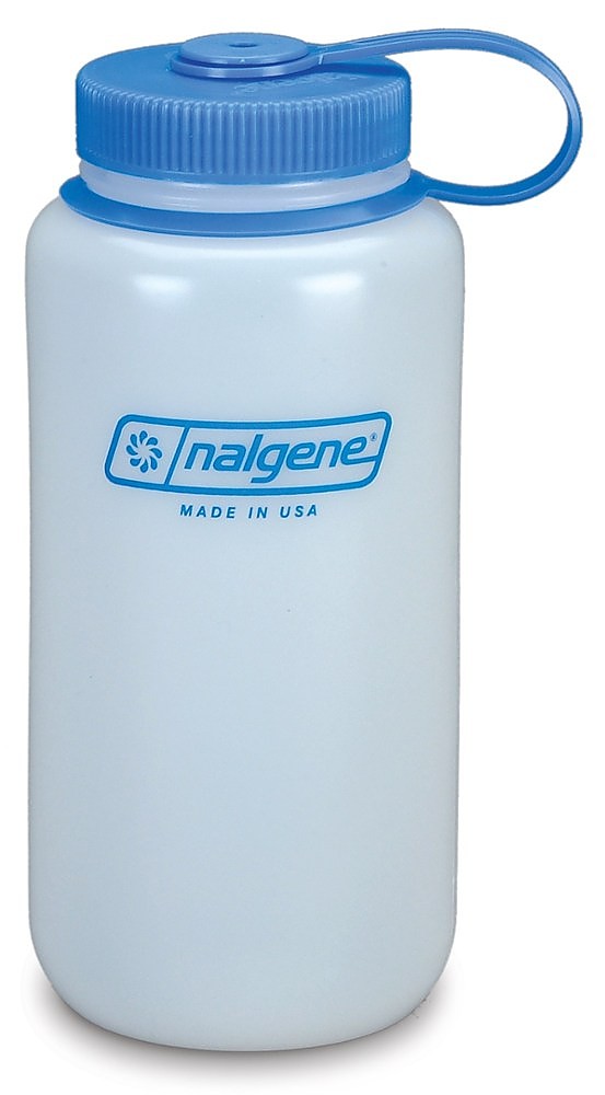 photo: Nalgene 32 oz Wide Mouth HDPE water bottle