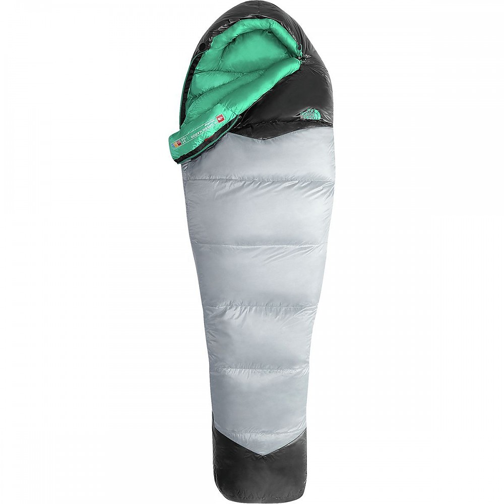 photo: The North Face Women's Green Kazoo 3-season down sleeping bag