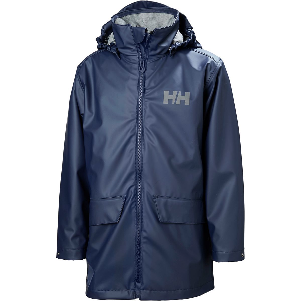 photo: Helly Hansen Jr Skudenes PU Jacket waterproof jacket
