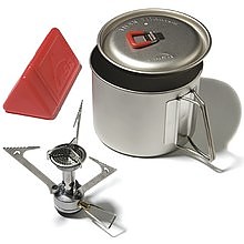 photo: MSR PocketRocket/Titan Kettle Kit compressed fuel canister stove
