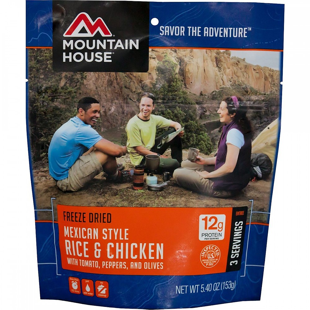 photo: Mountain House Mexican Style Rice and Chicken meat entrée