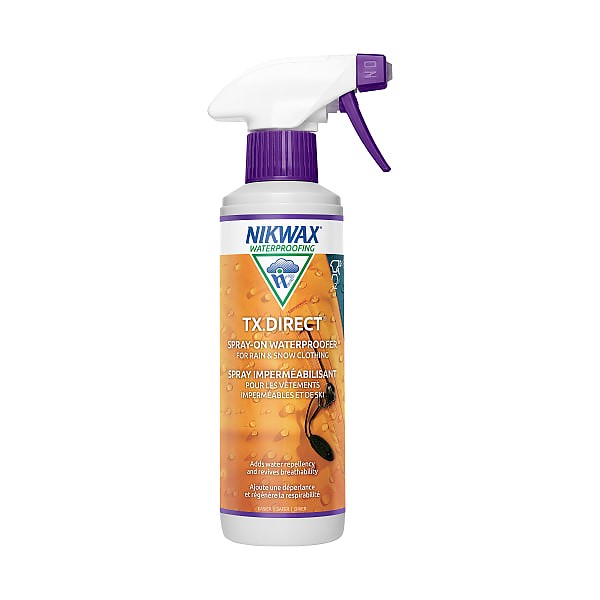photo: Nikwax TX.Direct Spray-On fabric cleaner/treatment