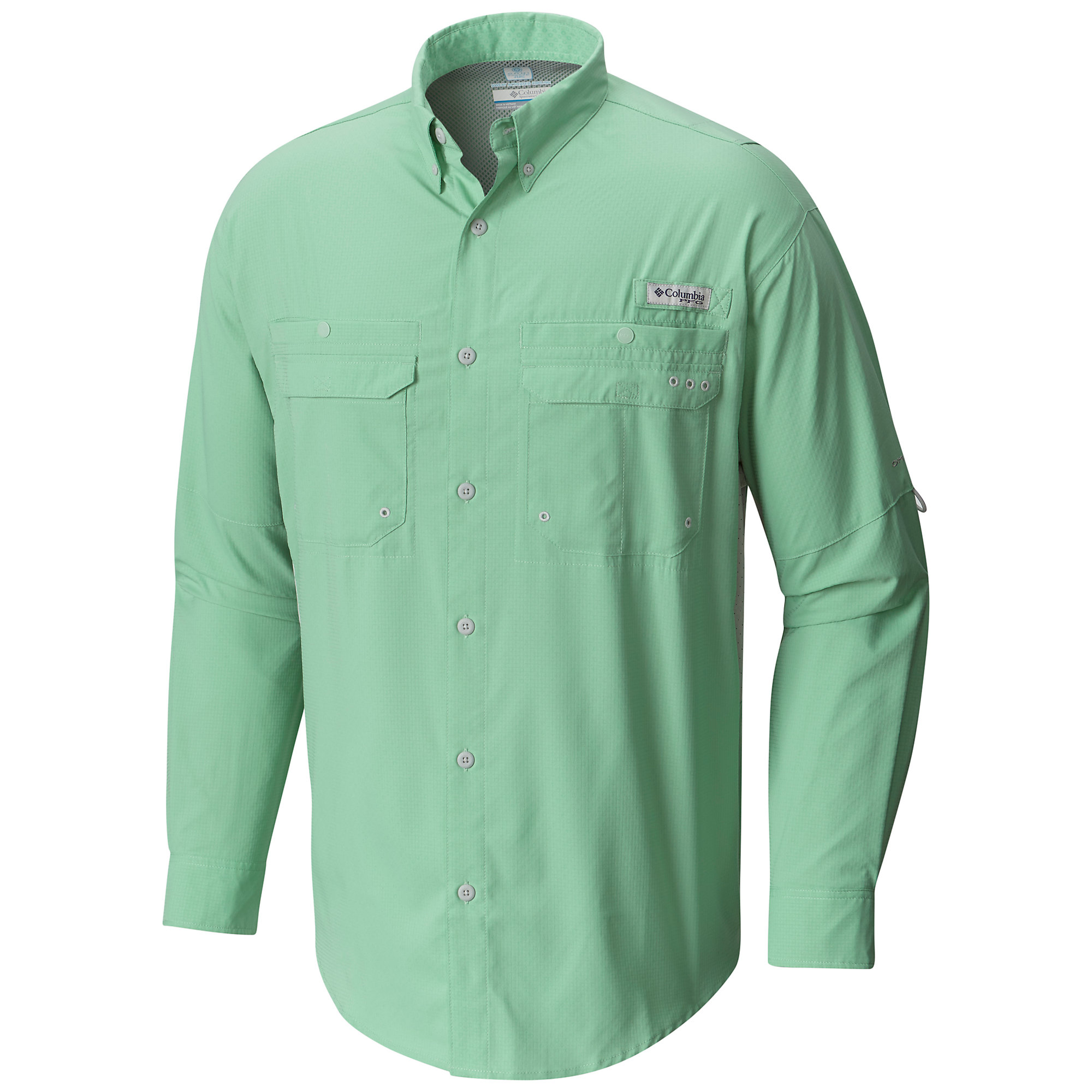 photo: Columbia PFG Cast Away ZERO Woven Long Sleeve hiking shirt