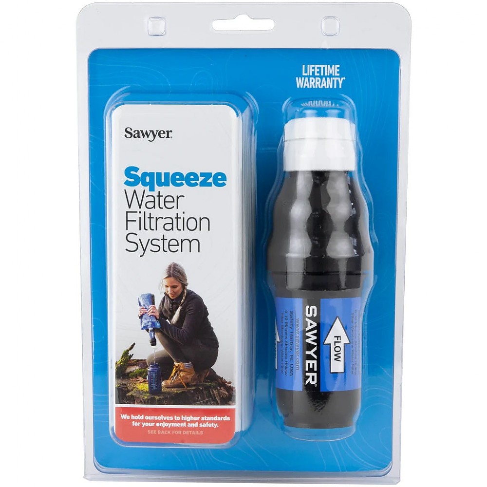photo: Sawyer Squeeze Water Filtration System pump/gravity water filter