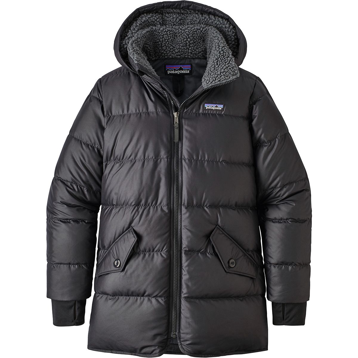 photo: Patagonia Girls' Down Parka down insulated jacket