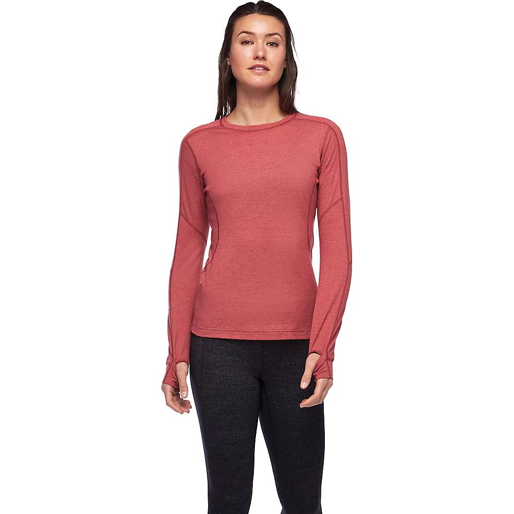photo: Black Diamond Women's Solution 150 Merino Base Crew base layer top