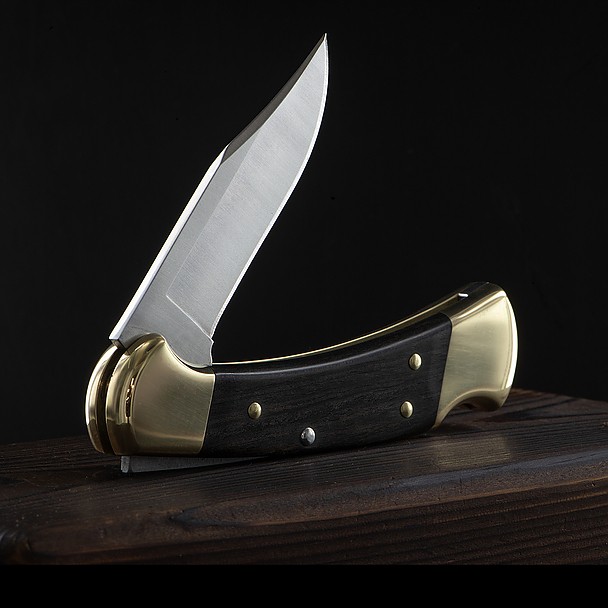 Buck 112 Ranger 3 inch Folding Knife - Wood