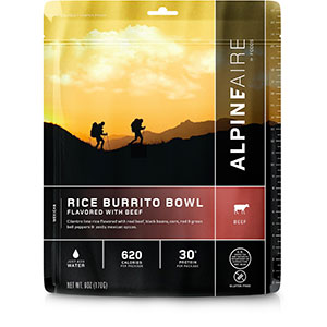 photo: AlpineAire Foods Rice Burrito Bowl with Beef meat entrée