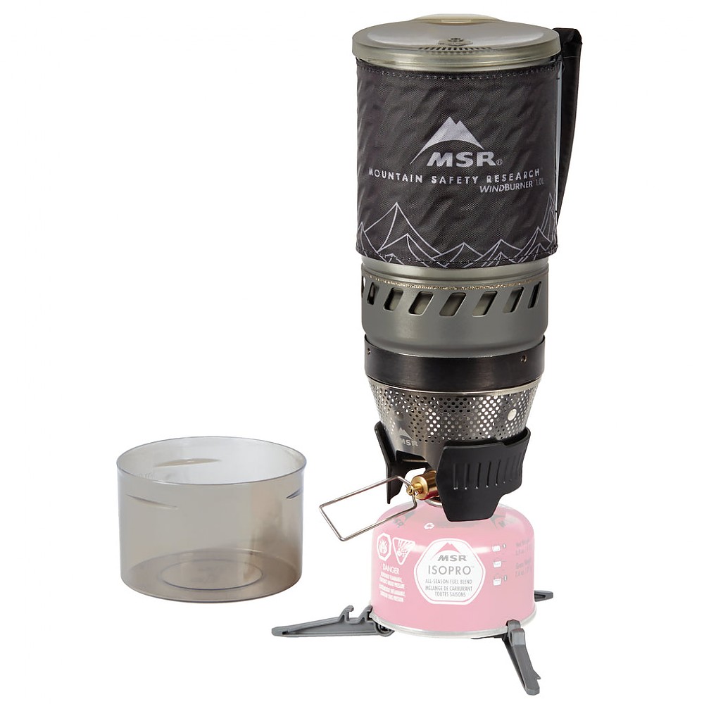 photo: MSR WindBurner Personal Stove System compressed fuel canister stove