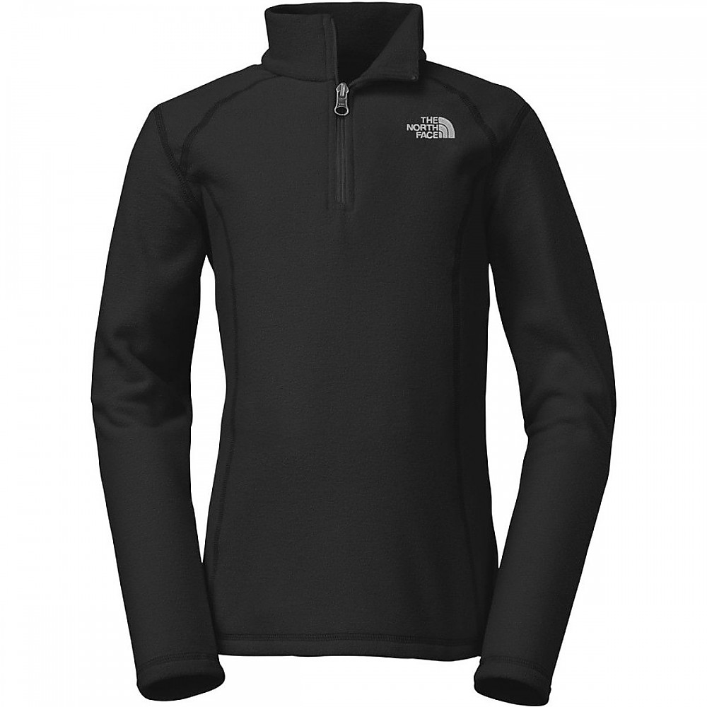 photo: The North Face Girls' Glacier 1/4 Zip fleece top