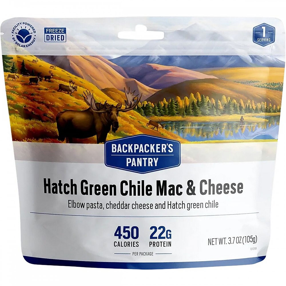 photo: Backpacker's Pantry Hatch Green Chili Mac & Cheese vegetarian entrée