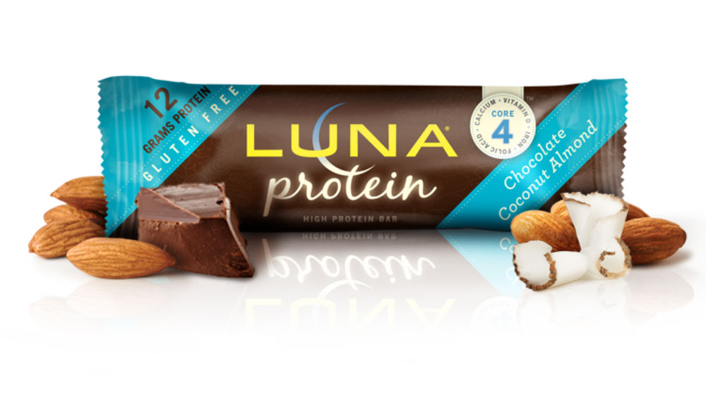 photo: Clif Luna Protein Chocolate Coconut Almond nutrition bar