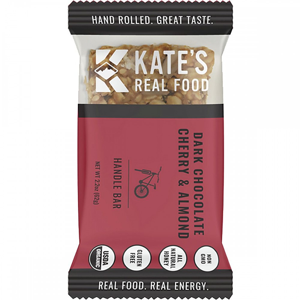 photo: Kate's Real Food Dark Chocolate Cherry & Almond Handle Bar nutrition bar