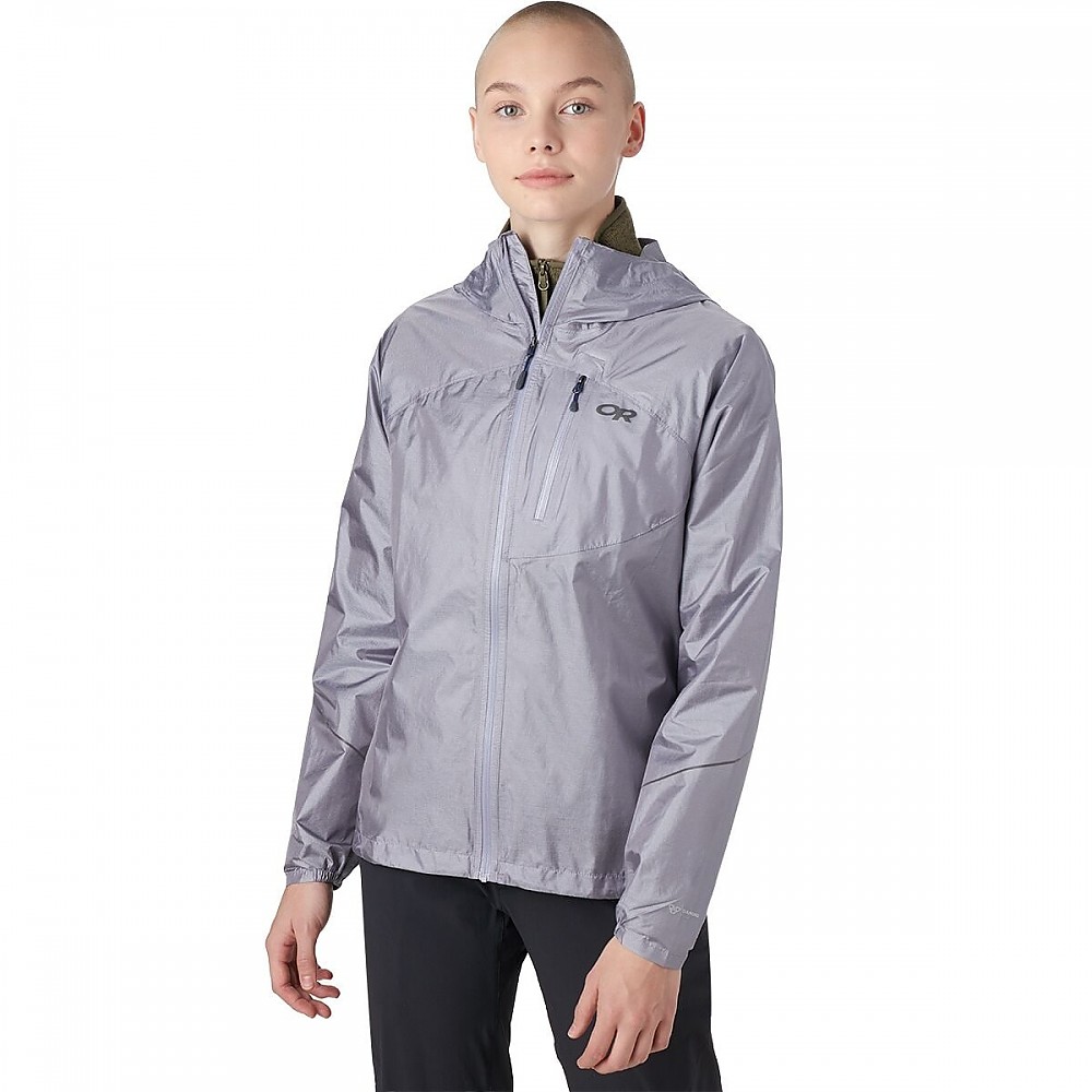 photo: Outdoor Research Women's Helium Rain Jacket waterproof jacket