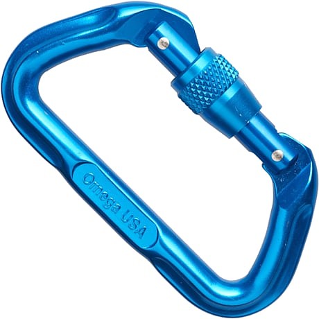 photo: Omega Pacific Standard Locking D locking carabiner