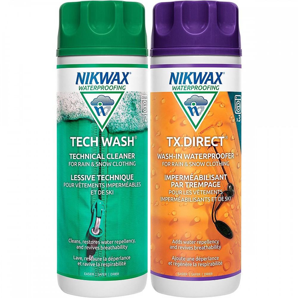 photo: Nikwax Hardshell DuoPack fabric cleaner/treatment