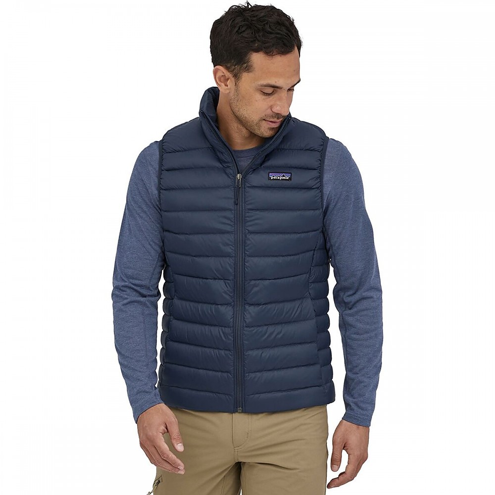 photo: Patagonia Men's Down Sweater Vest down insulated vest