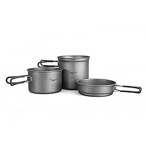 photo: HealthPro 3-Piece Titanium Cookware Set pot/pan