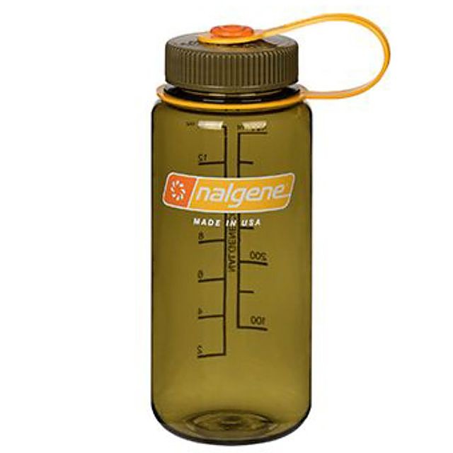 Nalgene 16 Oz Wide Mouth Water Bottle - Tritan, BPA Free, Cosmo Pink, Dishwasher Safe