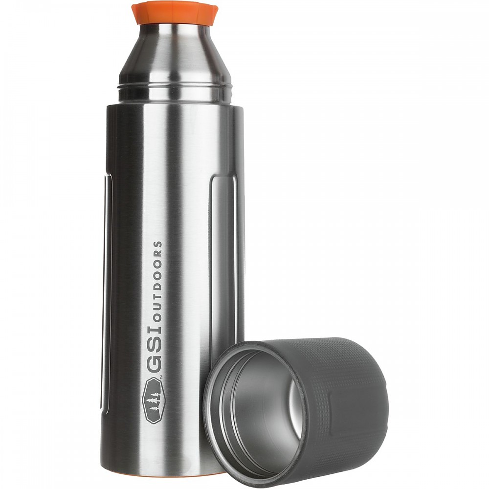 GSI Outdoors 67460 Glacier Stainless 1L Vacuum Bottle, Stainless 