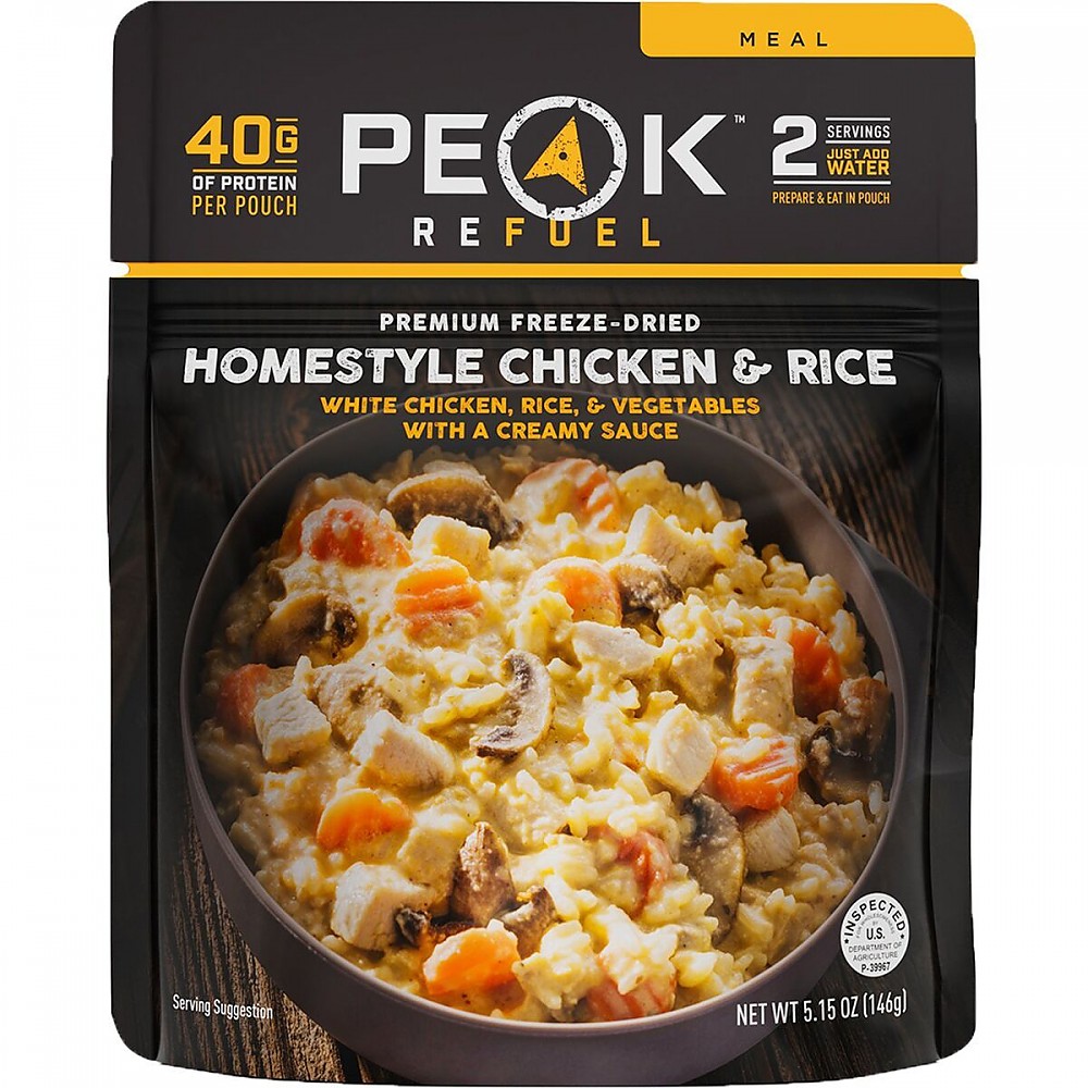 photo: Peak Refuel Homestyle Chicken & Rice meat entrée