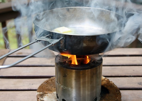 Hobo stove and tea  Wood gas stove, Camping meals, Camping stove