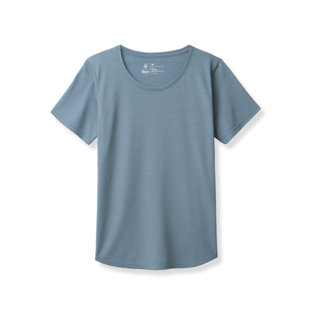 photo: Ibex 24 Hour Short Sleeve Scoop Neck short sleeve performance top