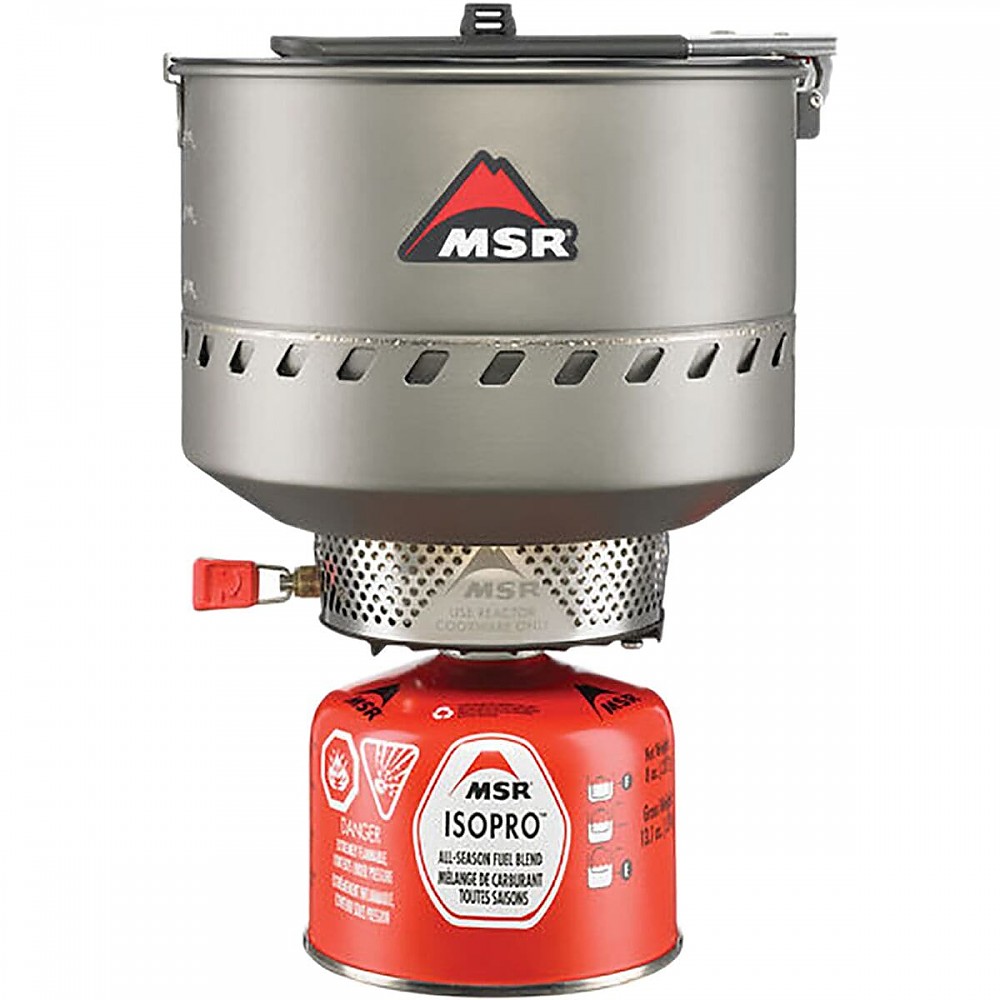 photo: MSR Reactor Stove System compressed fuel canister stove